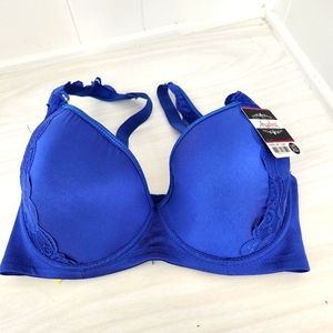 NWT Blue Angelina Underwire Bra 34DD
